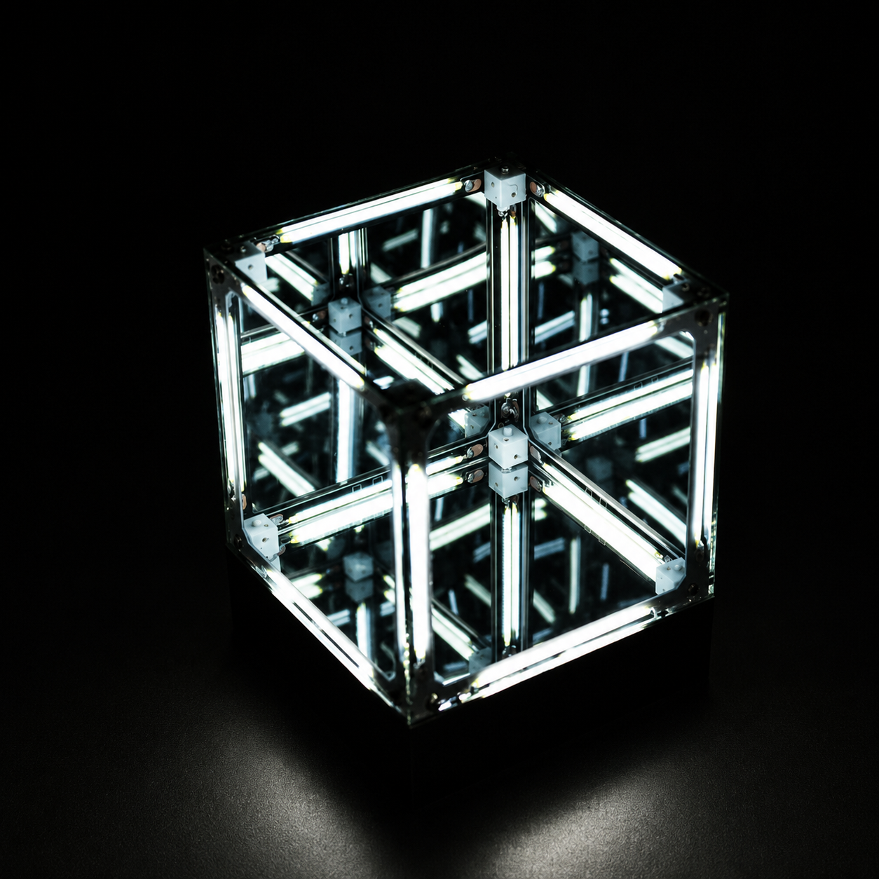 CUBO INFINITO 4D CON LUZ LED